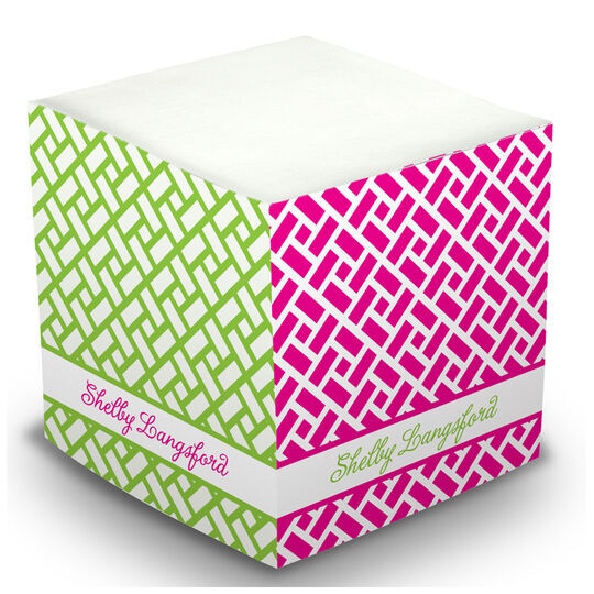 Chippendale Sticky Memo Cube